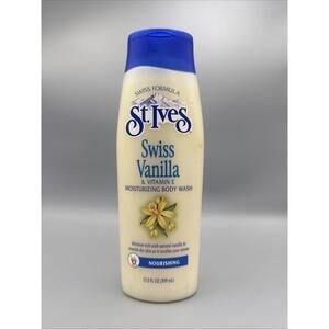 St Ives Swiss Vanilla Body Wash ORIGINAL SWISS FORMULA Moisturizing VTG 13.5oz